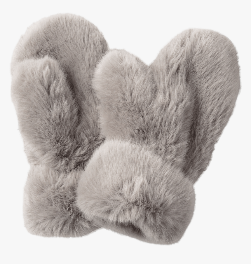 Faux Fur Mittens Oliver Bonas - Faux Fur Mittens, HD Png Download, Free Download