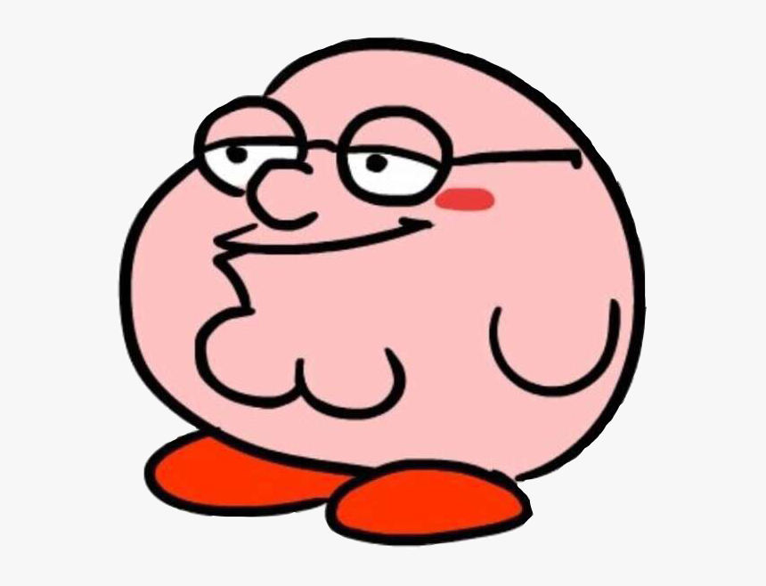 Expression,head,clip Character,glasses - Peter Griffin Kirby, HD Png Download, Free Download