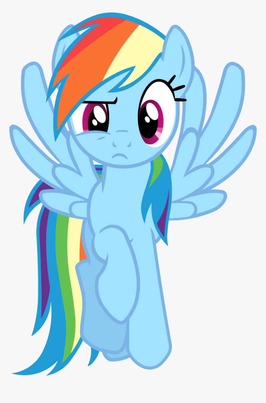 Fanmade Rainbow Dash Flying And Having A Weird Face - Rainbow Dash Png, Transparent Png, Free Download