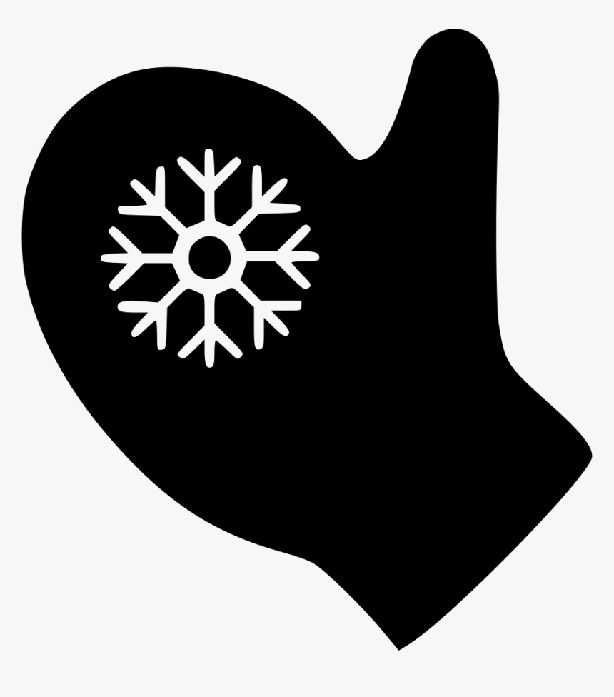 Christmas Mittens Winter - Snowflake Illustration, HD Png Download, Free Download