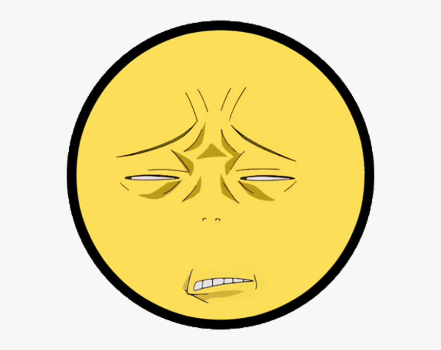 Face Yellow Head Smile Emoticon - Soul Eater Meme Face, HD Png Download, Free Download