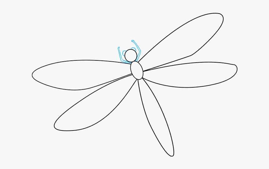 How To Draw Dragonfly - Dragonfly, HD Png Download, Free Download