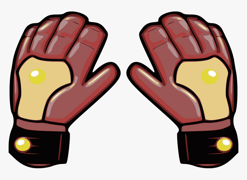 Big Image Png - Goalie Gloves Clip Art, Transparent Png, Free Download