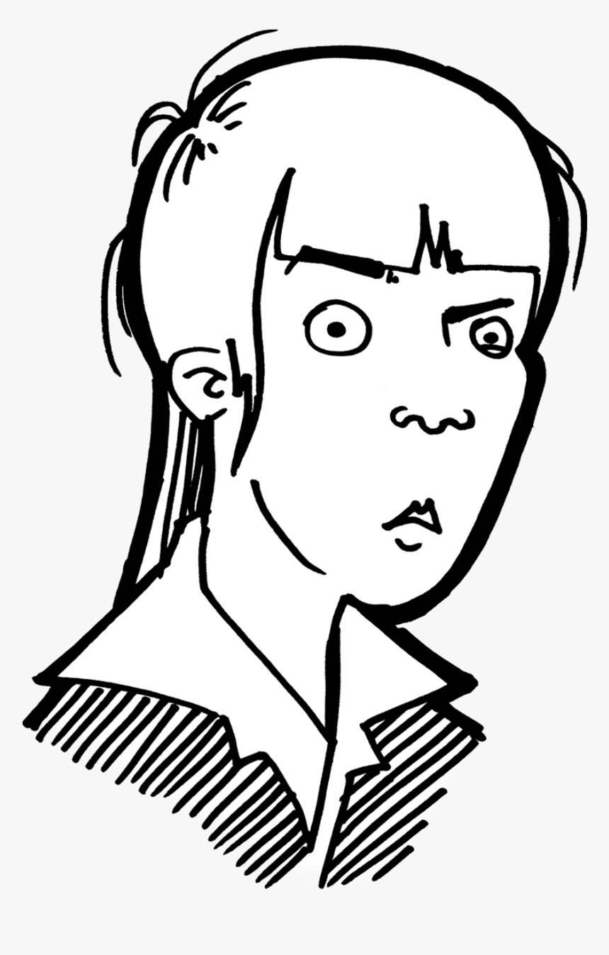 Portrait Of Angry Beth - Sketch, HD Png Download, Free Download