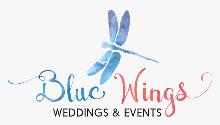 Blue Wings Events - Wedding Event Name Logo, HD Png Download, Free Download