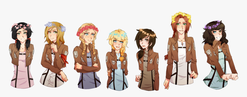 Flower Squad By - Attack On Titan Oc Squad, HD Png Download, Free Download