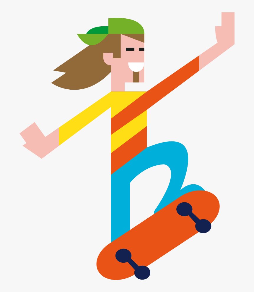 Skater Jumps - Clip Art, HD Png Download, Free Download