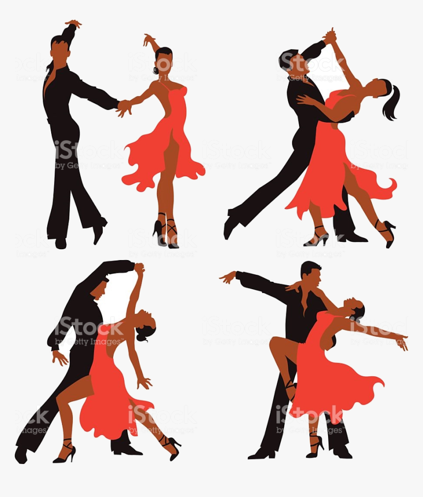 salsa dancers clipart