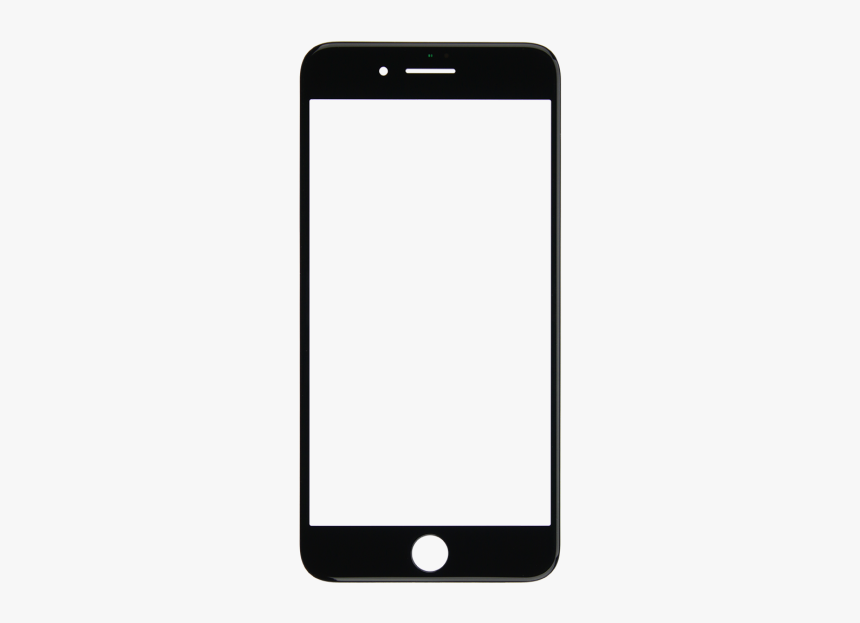 Iphone 7 Plus Glass Lens Screen And Front Frame - Iphone 8 Frame Png, Transparent Png, Free Download