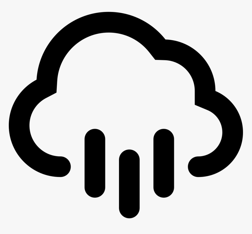 Cloud Of Rain Comments - Rain Symbol Svg, HD Png Download, Free Download
