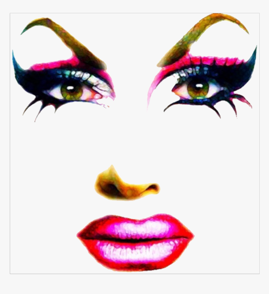 Dragqueen Face Makeup Rupaulsdragrace Freetoedit - Drag Queen Clip Art, HD Png Download, Free Download