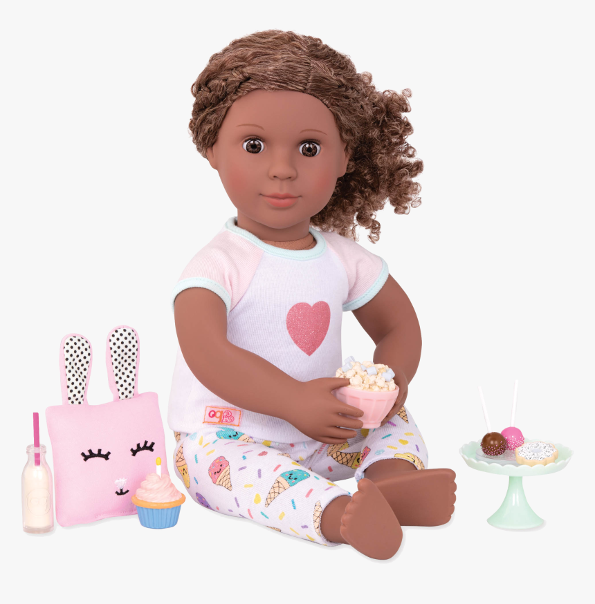 American Girl Large Plate From Pizza Party Set 18 Dolls - Doll, HD Png Download, Free Download