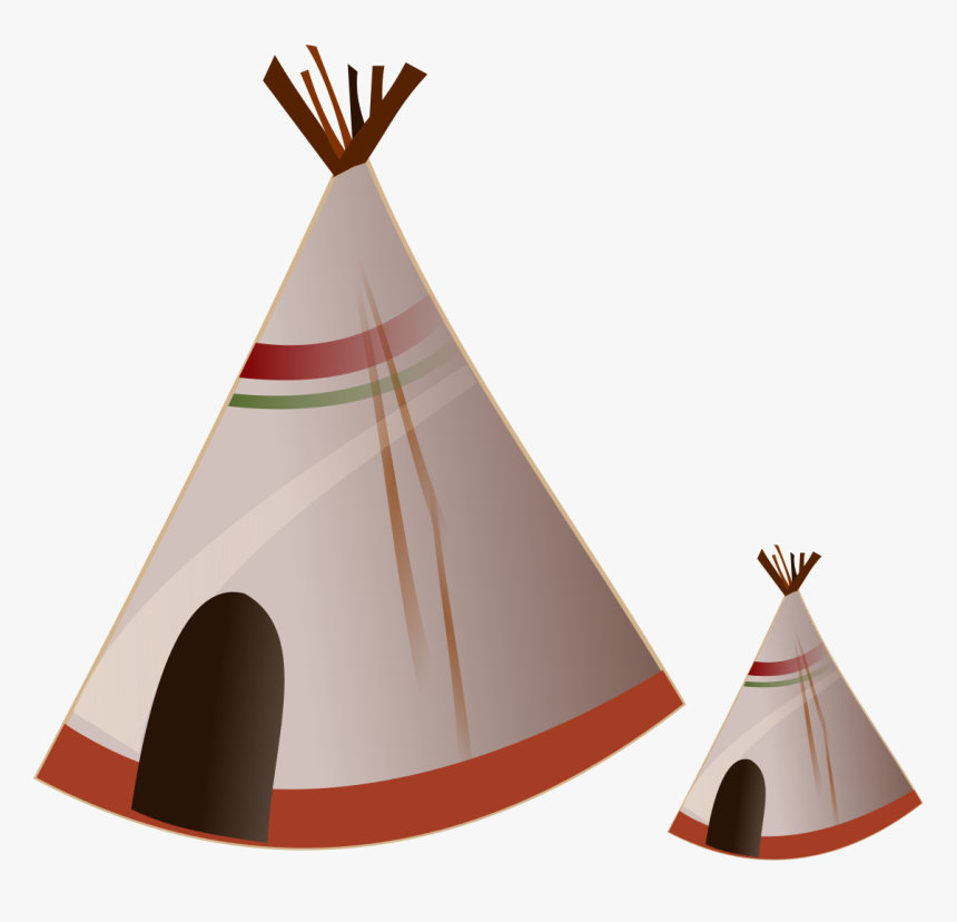 Cone,tent,clip - Tipi Transparent, HD Png Download, Free Download