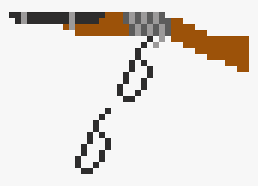 Lever Action Rifle Pixel Art, HD Png Download, Free Download