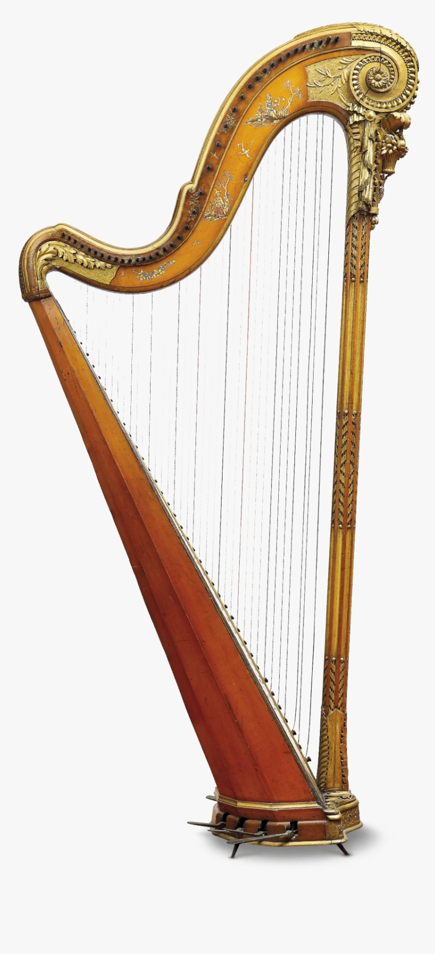 Harp Png - Orchestral Harp, Transparent Png, Free Download