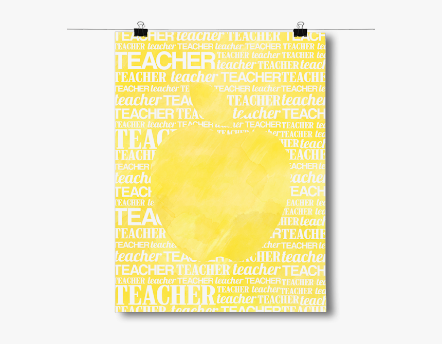 Apple Silhouette - Yellow Watercolor - Mcintosh, HD Png Download, Free Download