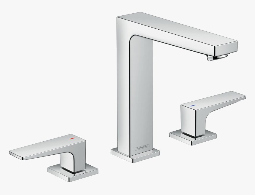 3 Hole Basin Mixer 160 With Lever Handles And Push - Hansgrohe Metropol Faucet, HD Png Download, Free Download