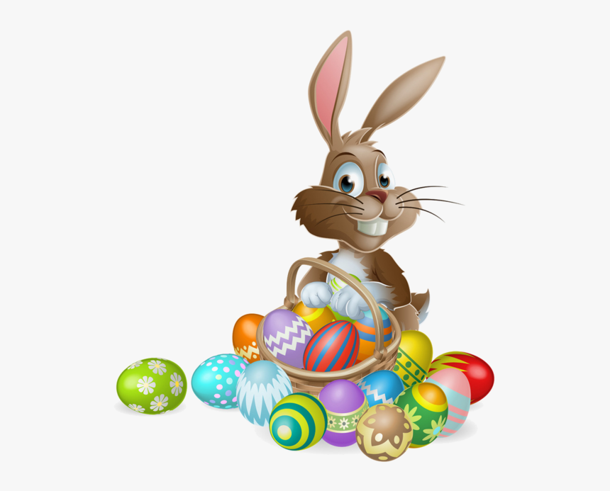 Egg Easter Bunny Rabbit Free Download Png Hq - Coelho Da Pascoa Cesta, Transparent Png, Free Download