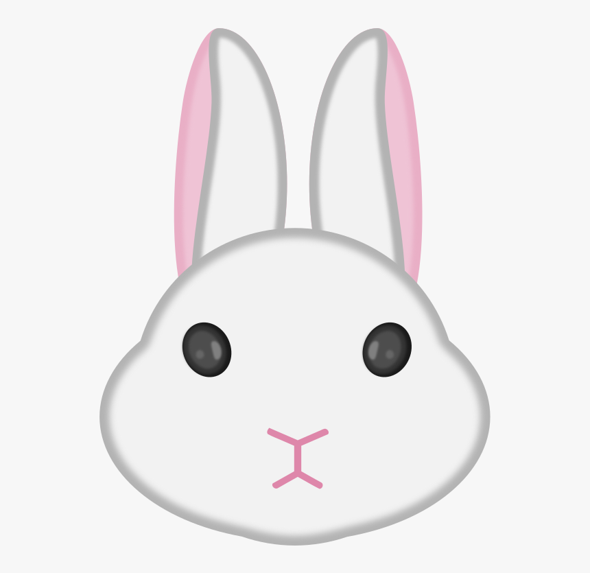 bunny face clipart