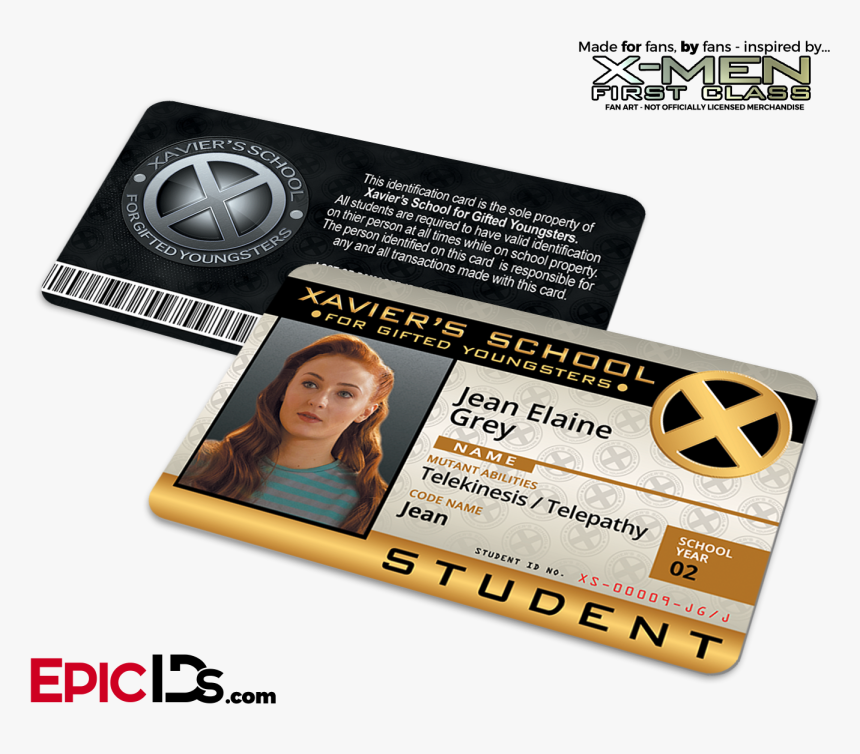 Xavier Institute For Gifted Youngsters "x-men - Identity Card Star Wars, HD Png Download, Free Download