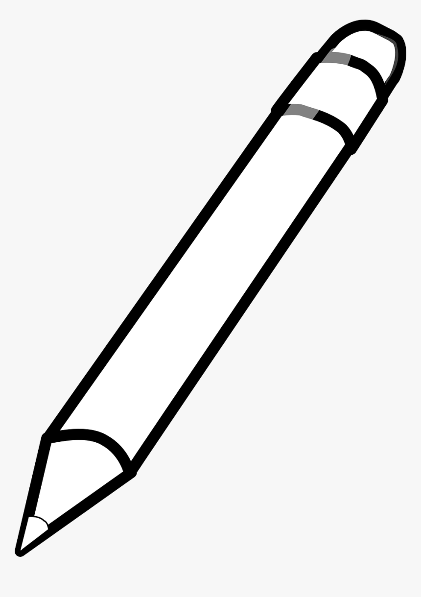 Pen Clipart Black And White, HD Png Download - kindpng.