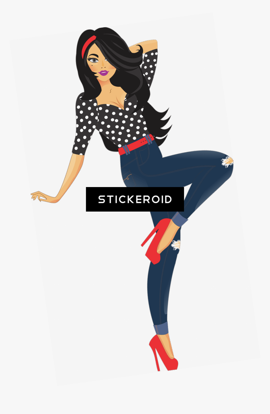 Jean Grey X-men - Fashion Girl Clipart Transparent, HD Png Download, Free Download