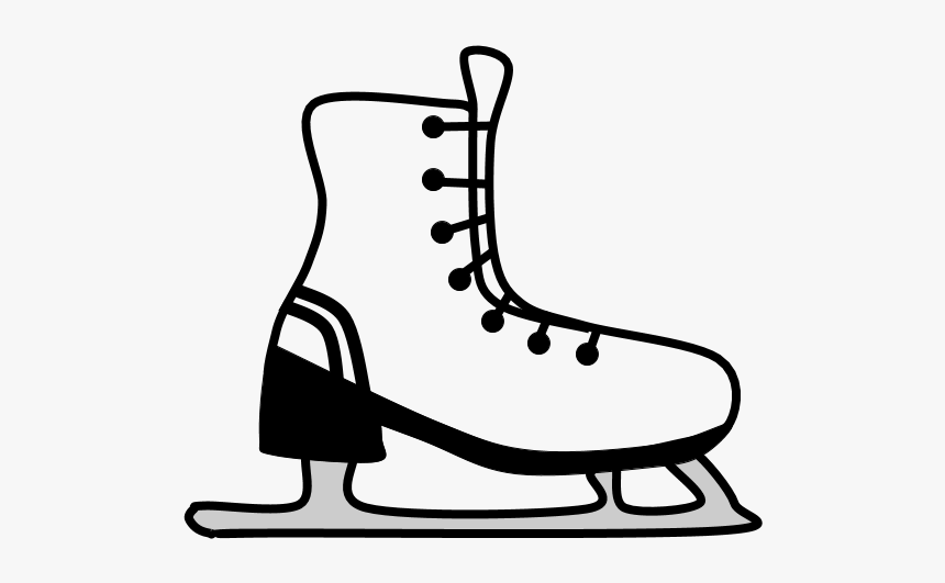 Ice Skates, Black Stripe - Ice Skate, HD Png Download, Free Download