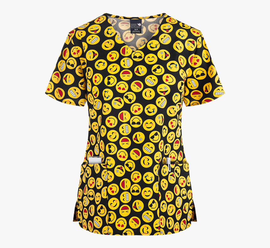 Emoji Scrub Top, HD Png Download, Free Download