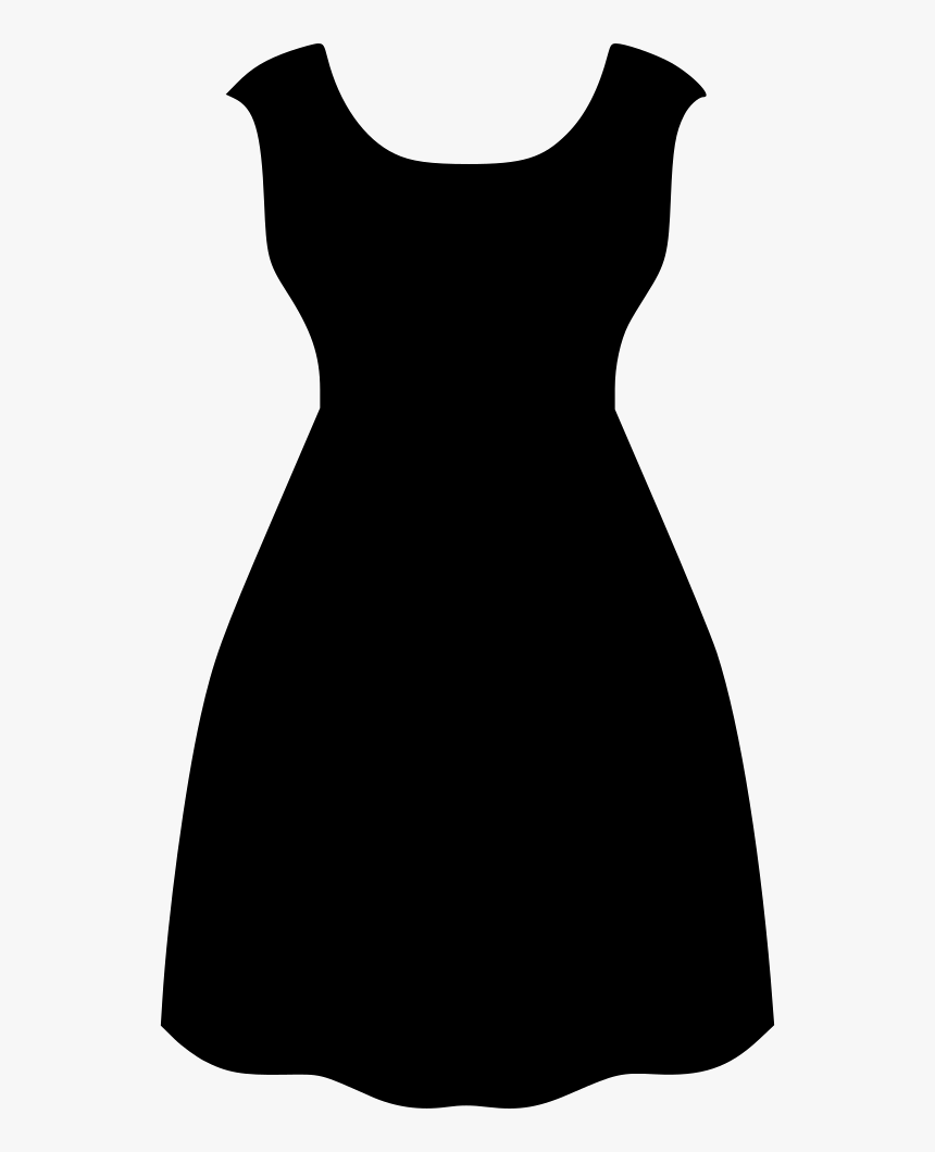 Evening Casual Woman Dress - Little Black Dress, HD Png Download, Free Download