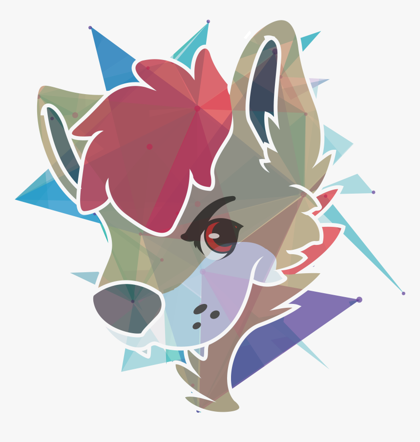 Geometric Dojo Dingo - Cartoon, HD Png Download, Free Download