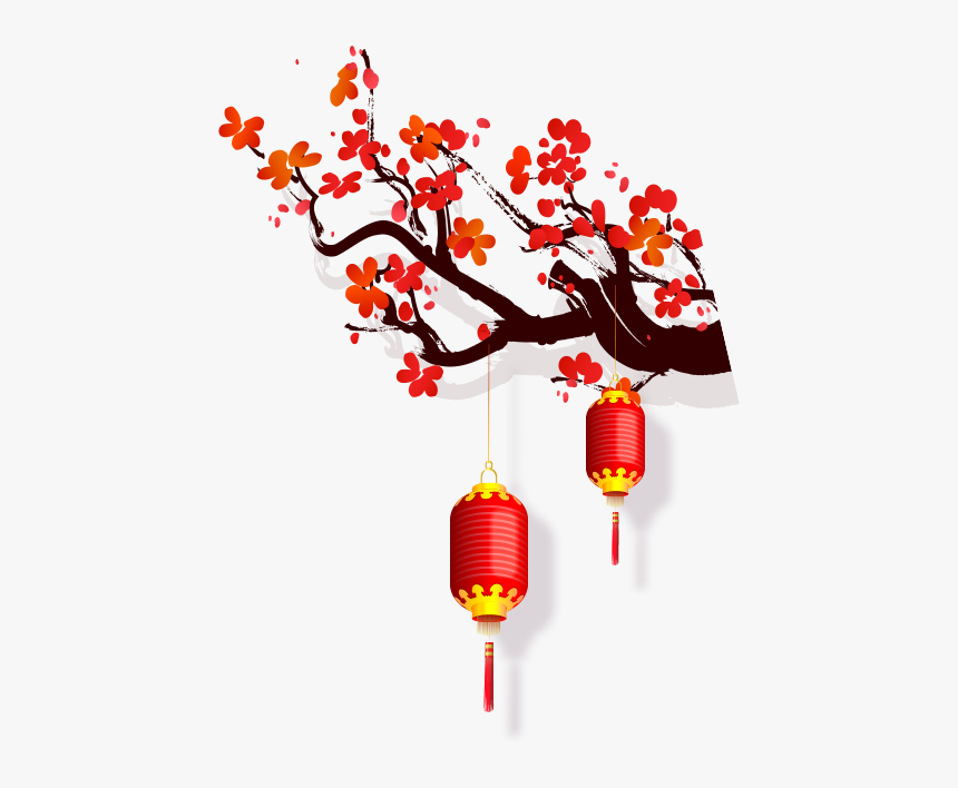 Yi Ci Lantern Plum - Chinese New Year Png, Transparent Png, Free Download