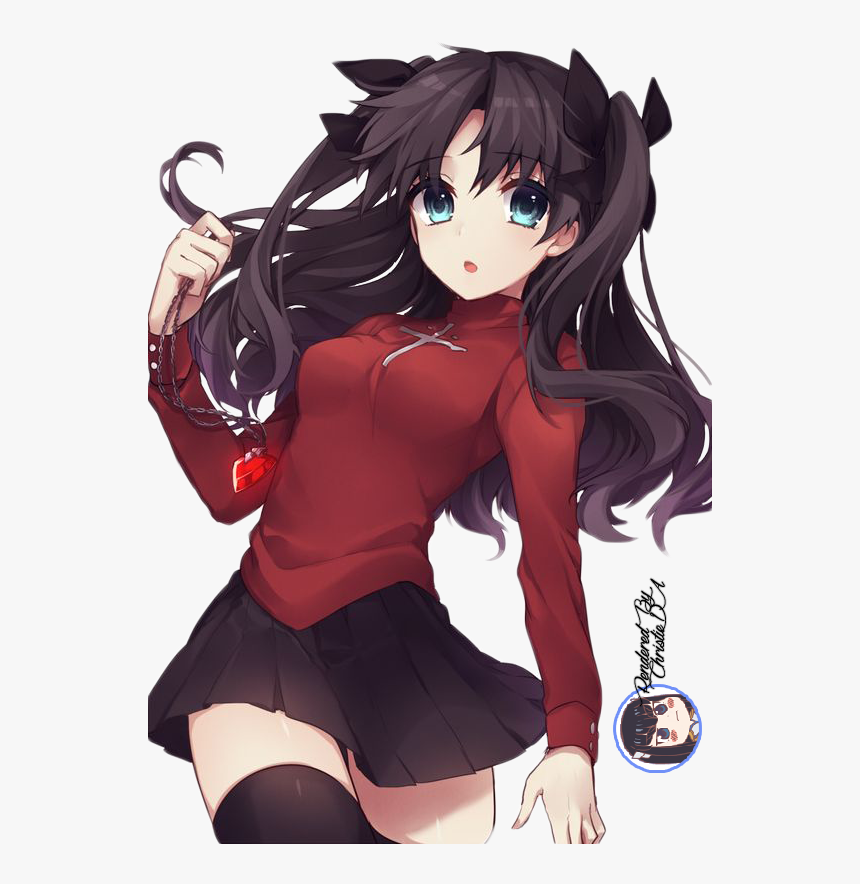 Tohsaka Rin Render - Transparent Rin Tohsaka Png, Png Download, Free Download