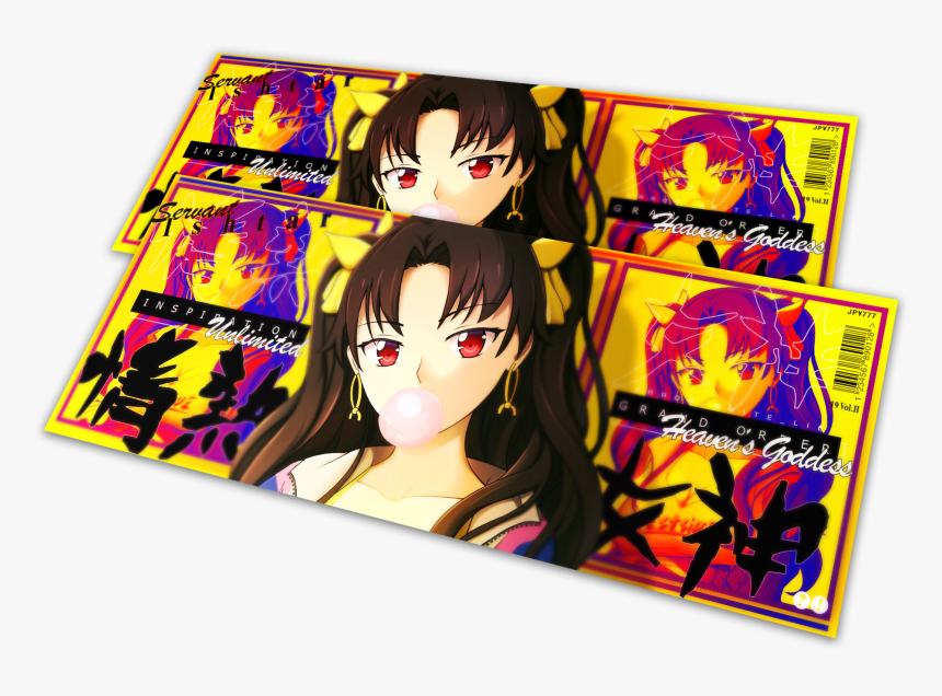 Rin Tohsaka Sticker Slap, HD Png Download, Free Download