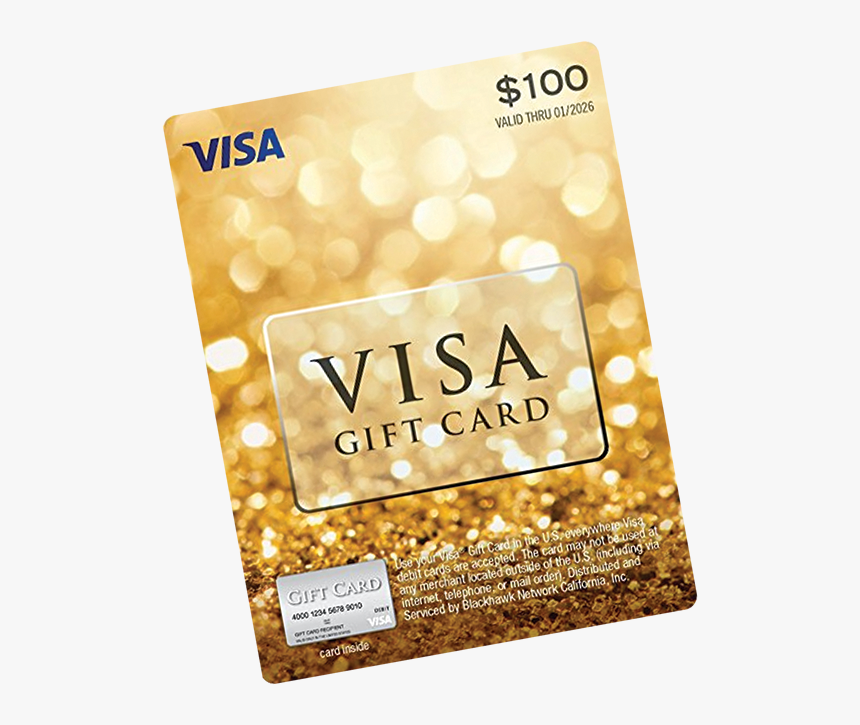 Enter To Win A Visa Gift Card - Visa Gift Card Gold, HD Png Download, Free Download