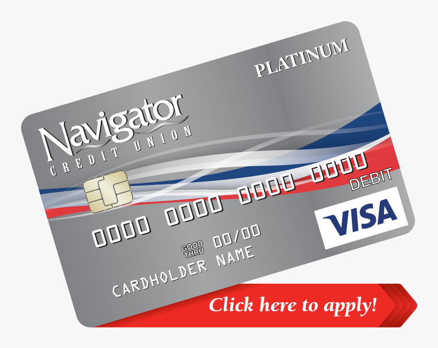 Generic Navigator Platinum Visa Card - Credit Union Visa Gift Cards, HD Png Download, Free Download