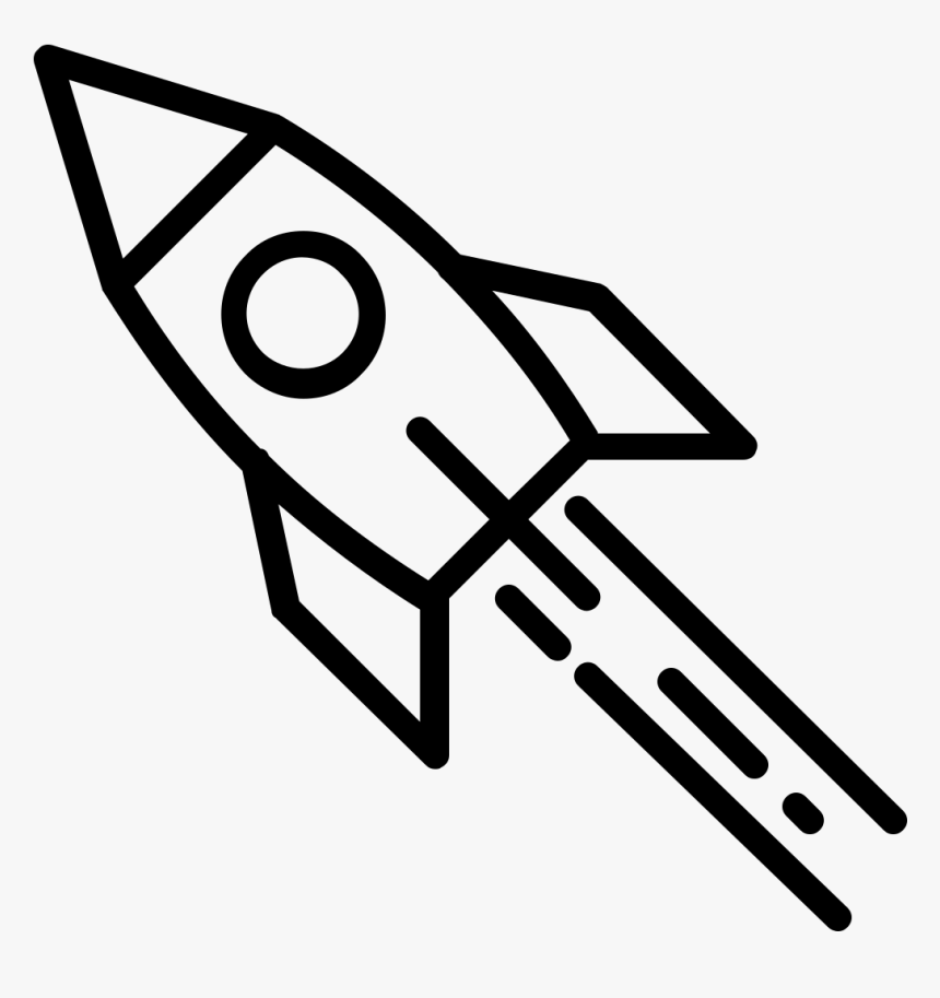 Rocket Launch - 儿童 简 笔画 火箭, HD Png Download, Free Download