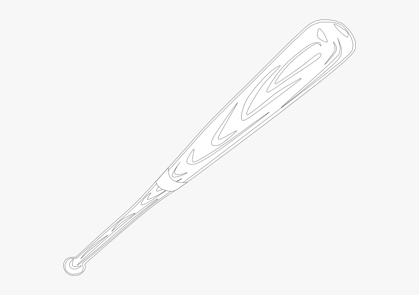 Baseball Bat Clipart - Clipart White Baseball Bat, HD Png Download, Free Download