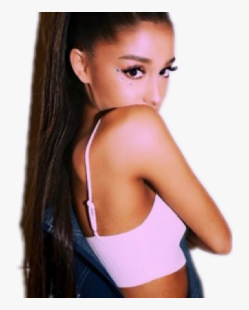 Ariana Grande Eating Veggies - Ariana Grande Purple Png, Transparent Png, Free Download
