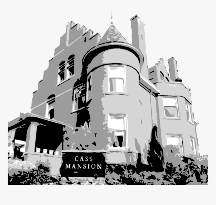 And Estate,facade,monochrome Area,illustration,stock - Cass Mansion Denver Co, HD Png Download, Free Download