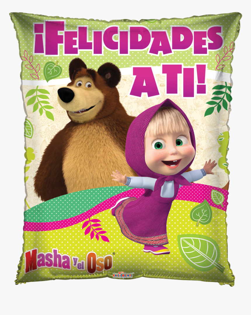 Feliz Cumpleaños Con Masha Y El Oso, HD Png Download, Free Download