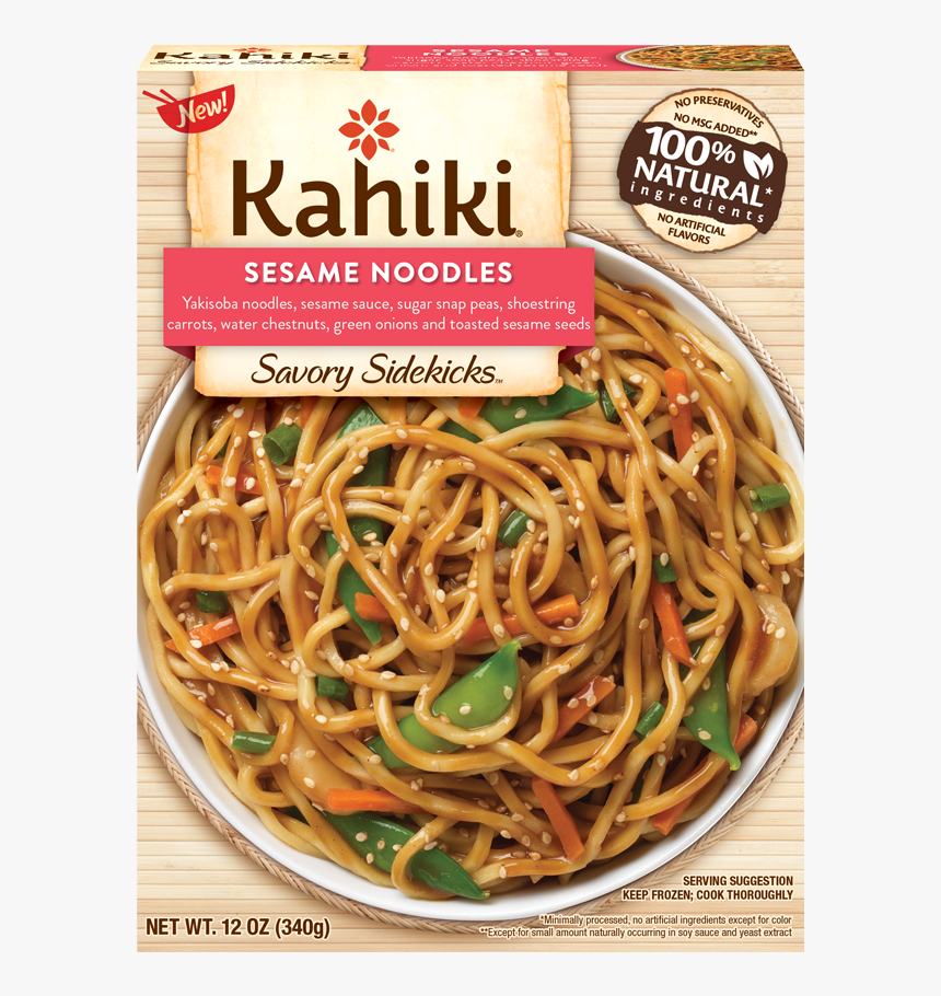Kahiki Savory Sidekicks Sesame Noodle - Kahiki Savory Sidekicks Sesame Noodles 12 Oz, HD Png Download, Free Download