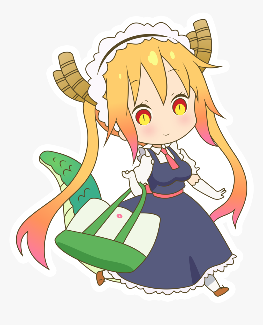 Miss Kobayashi's Dragon Maid Stickers, HD Png Download, Free Download