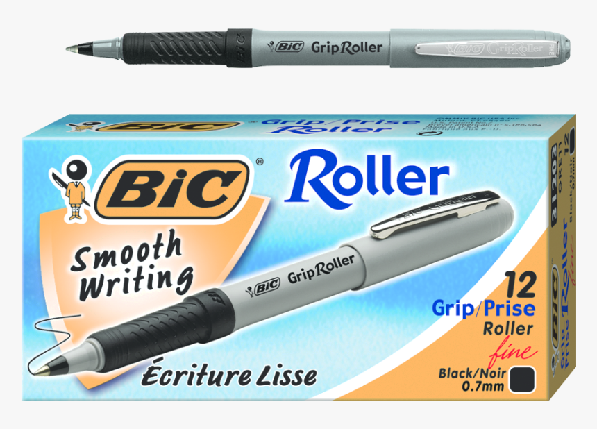 Clipart Pen Pen Bic - Can Bic Roller Grip, HD Png Download, Free Download