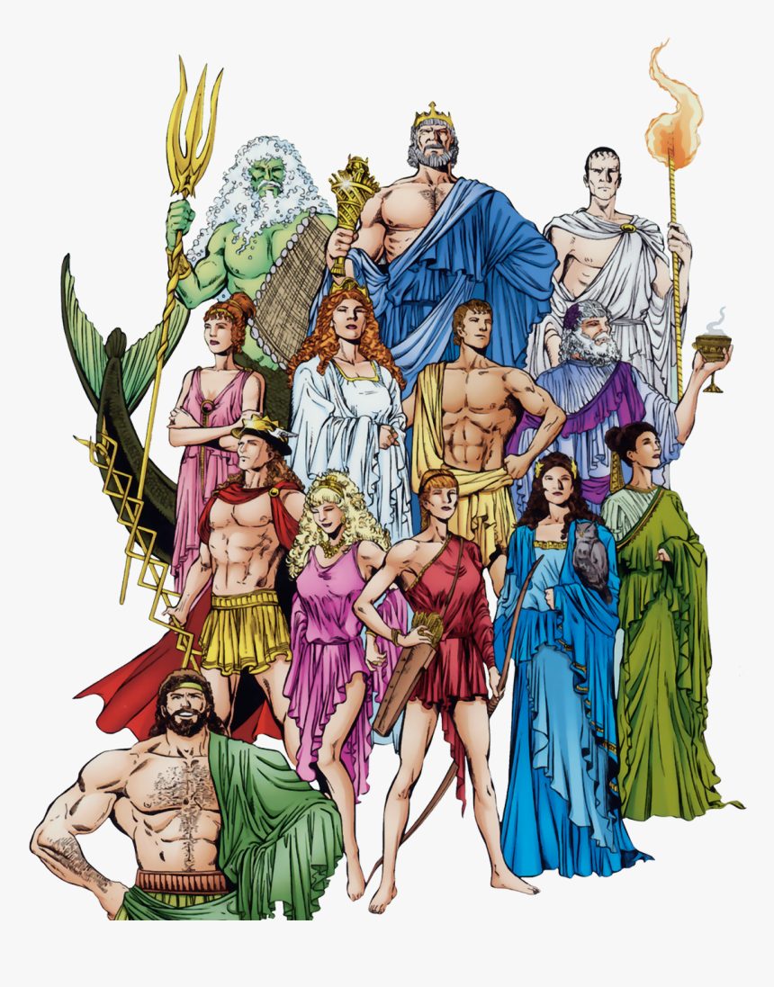 Wonder Woman Wiki - Hestia Demeter Hera Hades Poseidon And Zeus, HD Png Download, Free Download