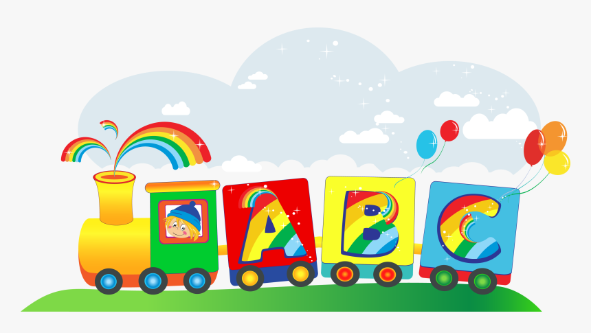 Toy Train Cartoon Royalty-free - Train Clip Art Abc, HD Png Download, Free Download