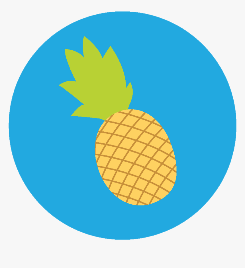 Transparent Pineapple Png - Pineapple Icon Round, Png Download, Free Download