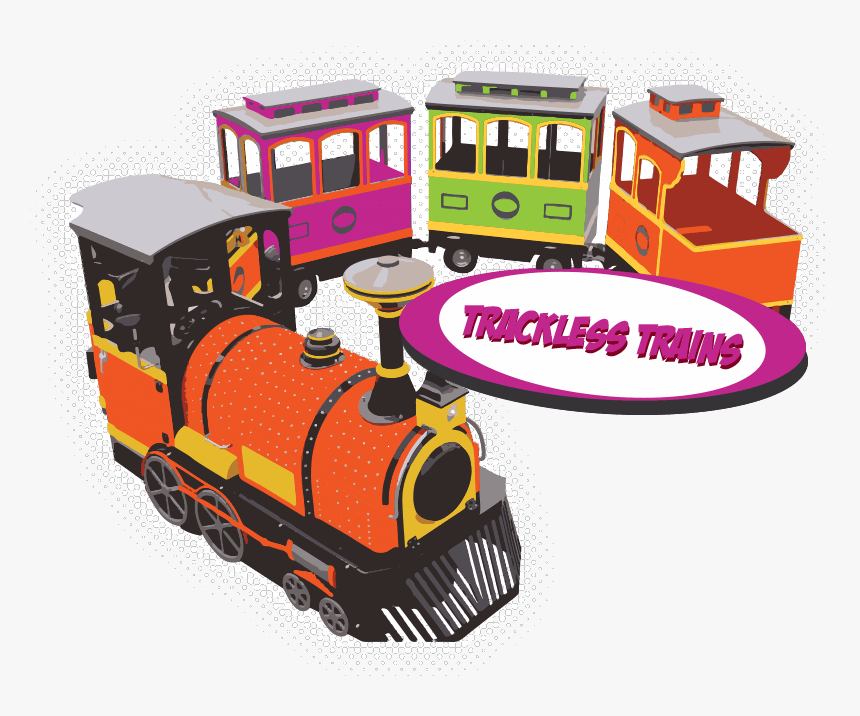 Right - Trackless Train Clipart, HD Png Download, Free Download