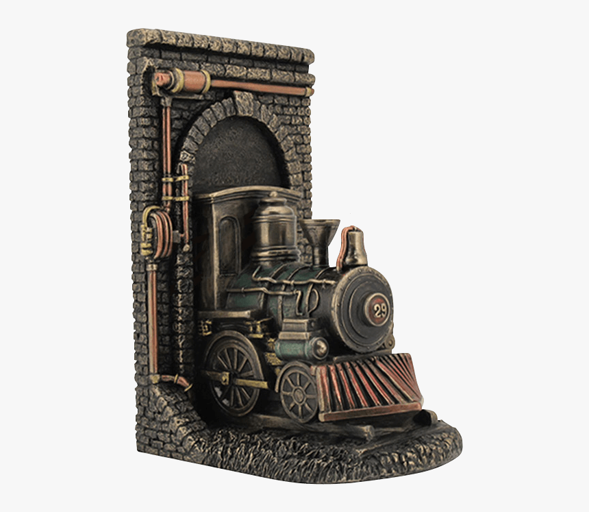 Steampunk Locomotive Bookend - Steampunk Train, HD Png Download, Free Download