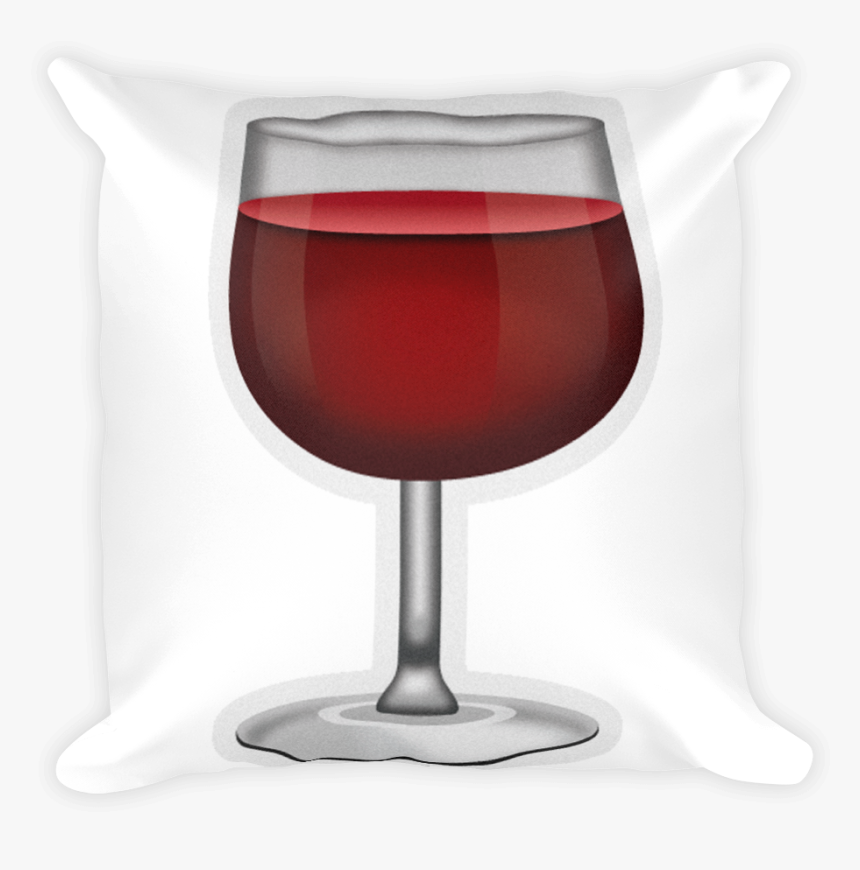 Emoji Pillow Wine Glass Just Emoji Png Emoji Wine Glass - Snifter, Transparent Png, Free Download