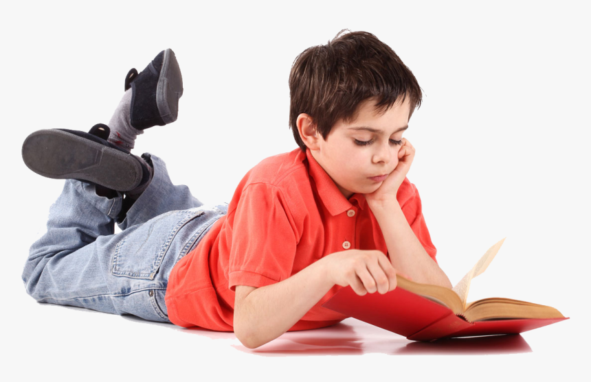 Kids Studying Png Transparent - Reading Child, Png Download, Free Download